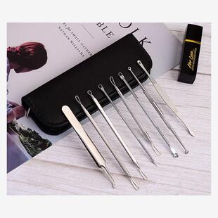 7pc Blackhead Pimple Spot Comedone Acne Extractor Tool Kit