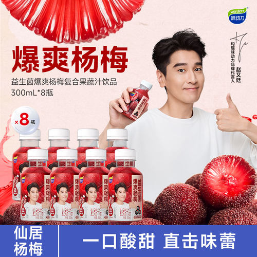 味动力杨梅汁解渴果味饮料