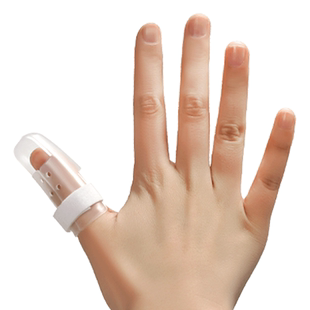 手指骨折固定指套弯曲矫正器受伤夹板支具关节保护套锤状指小拇指