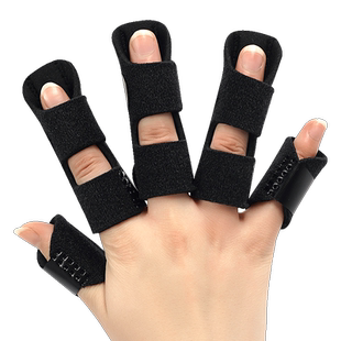 手指关节变形肿大弯曲矫正器骨折关节固定护指套夹板肌腱断裂支具