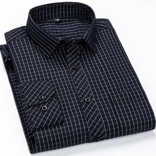 Standard Office Social Men striped fit Classic Plaid