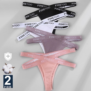 string Pantie Women& Strap Cross Sexy Cotton 39;s Set 2PCS