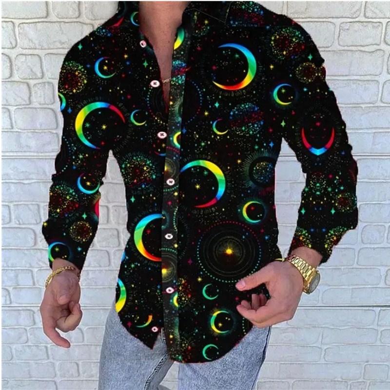 Men's shirt for men clothing social male Blouse Hawaiian