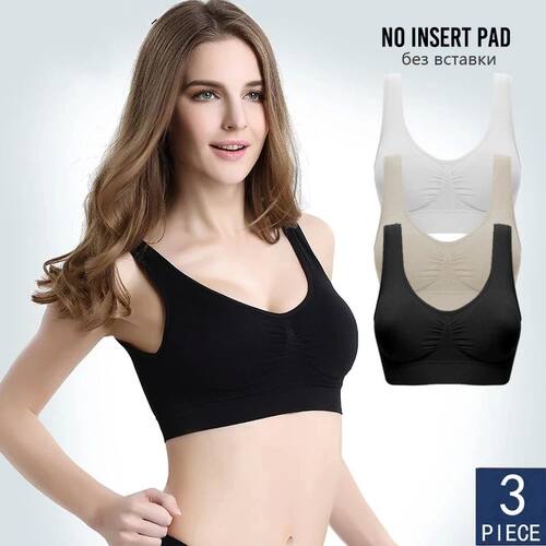 3pcs/set Brassiere Bra Sexy Women Bra Plus Size Seamless