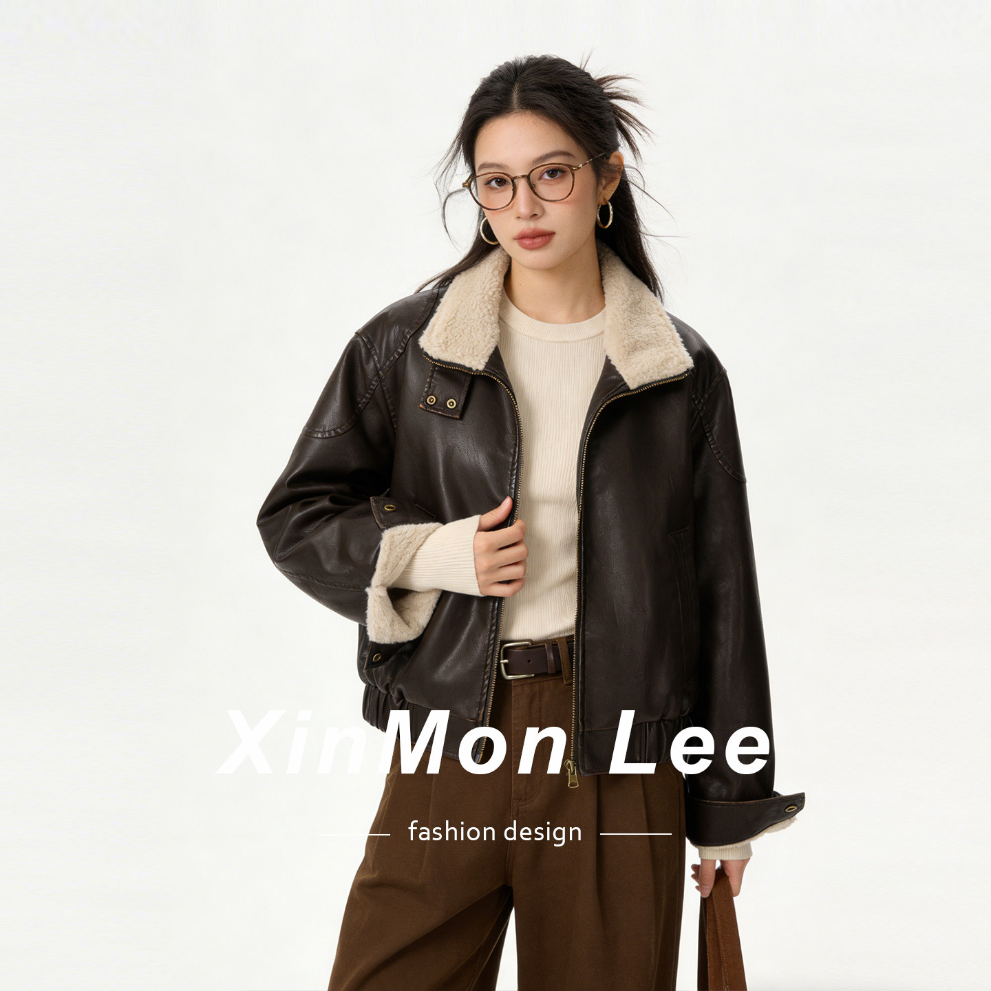 高级感超好看pu皮衣外套机车服女士加厚保暖百搭宽松短款棉服夹克