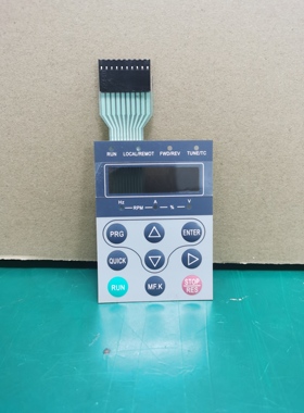 佳乐汇川变频器键盘膜MD380MD300面板贴纸键盘按键贴膜JAC580面贴