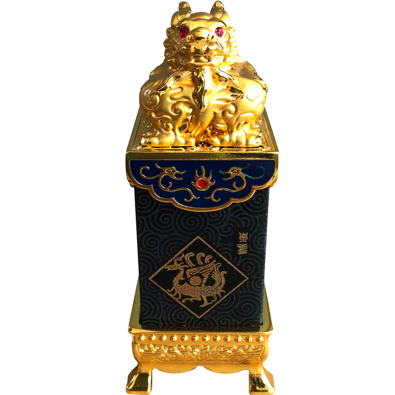 新疆和田玉图腾四大神兽青龙白虎朱雀玄武四灵印可刻篆名礼物