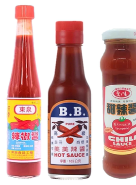 台湾进口 东泉辣椒酱BB辣椒酱爱之味甜辣酱沾拌泡菜烧烤韩式调料