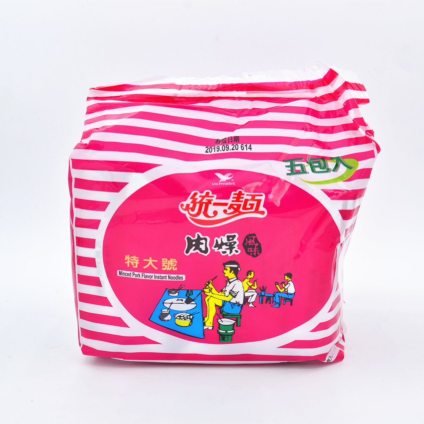 包邮台湾进口统一肉燥面米粉鲜虾面肉骨茶葱烧牛肉泡面5合一