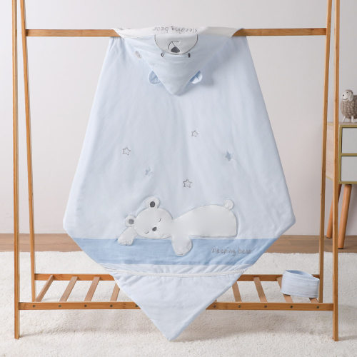 新生儿纯棉抱被A类品质柔软透气