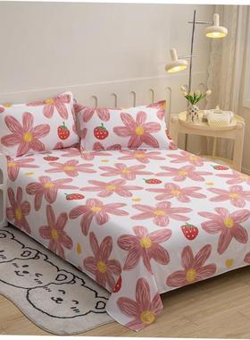 student cotton sheet bedsheet bed linen spread single1.5/18
