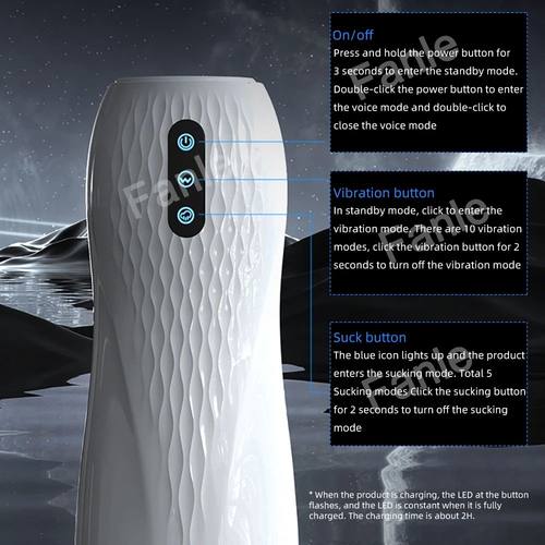 Automatic Sucking Masturbator for Men Pocket Pussy Penis