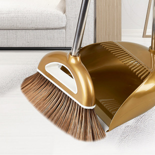 Dustpan Broom set wet and dry dual sweep broom Shorty househ