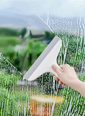 Glass wiper with suction cup tool window cleaner scraper