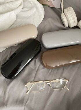 Portable Glasses Case Hard Shell Myopia Fabrics Eyewear Case
