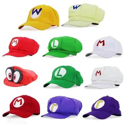 Super Mario Mario Brothers Luigi baseball cap octagonal hat