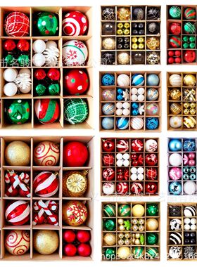 Christmas decoration 6cm ball Christmas tree pendant耶诞球