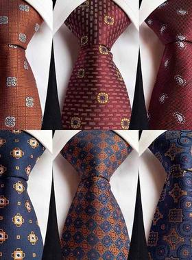 8cm necktie men neck tie For Men Suit neckties 男士领带复古