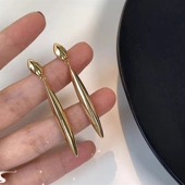 Waterdrop with Earrings Earring Lineshaped Women Metal for