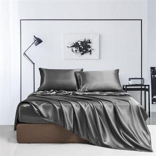 stain silk bedsheet sets fitted bed sheet set bedding cover