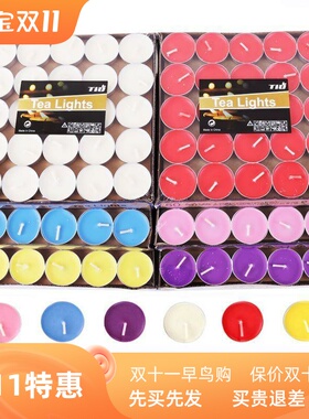 100pcs smokeless candles Boil tea candle tealight lights蜡烛