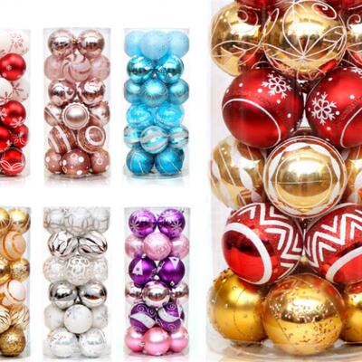 24PCS6cmMixedhristmaB