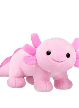 New 25cm Pink Axolotl Plush Toy Soft Stuffed Animal Cartoon