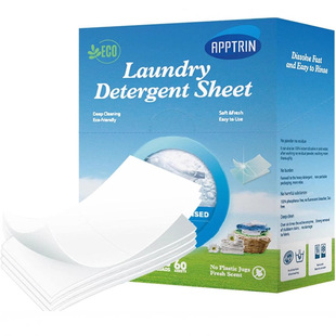 跨境洗衣片泡泡纸全英文现货Laundry Detergent Sheet