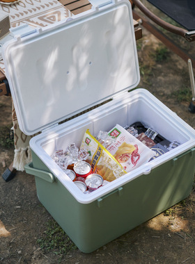 Outdoor insulated box, camping stall, refrigerated box,