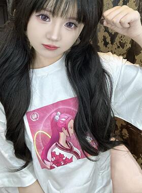 璎珞 【卫稻者】#0043白色纯棉T恤