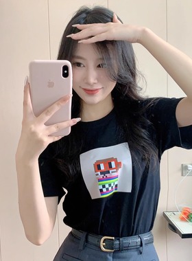 NOUNS#0345黑色纯棉T恤