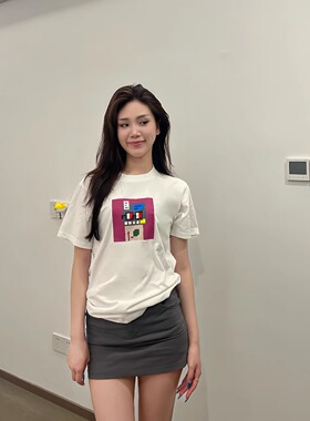 NOUNS#0406白色纯棉T恤