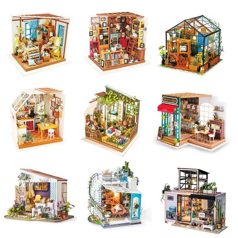 Robotime Wooden Miniature Dollhouse 124 Handmade Doll