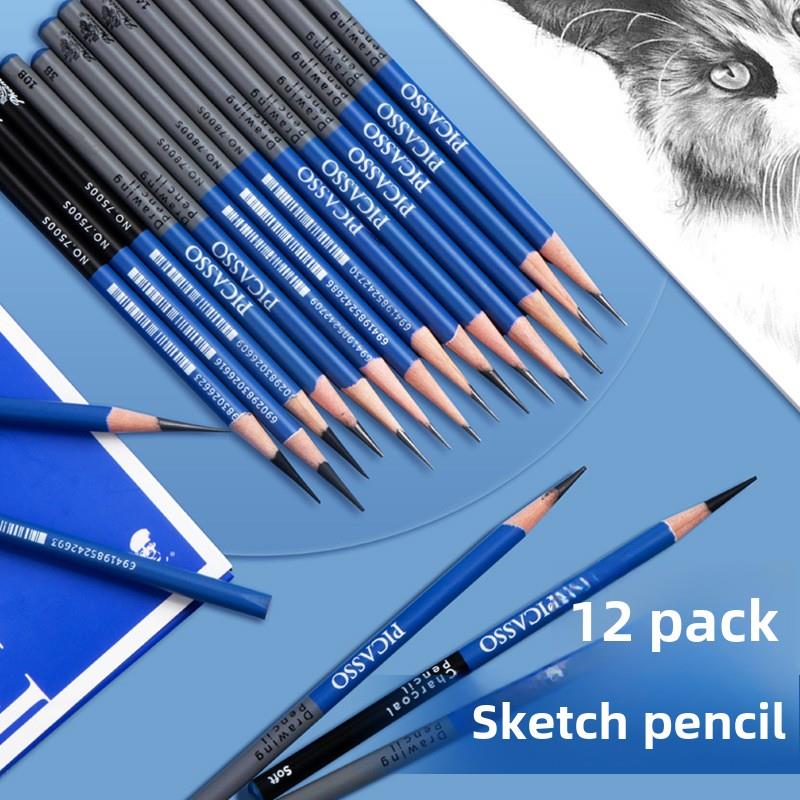 drawing pencil铅笔picasso sketch pencils set 2b8b12b9b6b素描