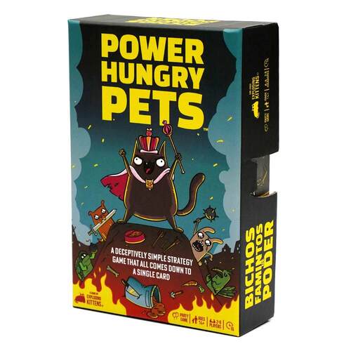Exploding Kittens Power Hungry Pets 2-6 - Strategic and Simp