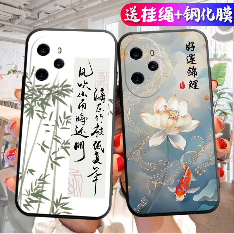 适用荣耀100pro手机壳华为H0N0R100por全包防摔新款p0r液态硅胶pr0保护套一百男1oopro女曲面屏款2023新后壳