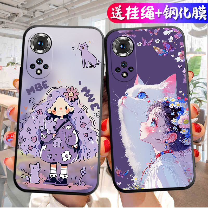 适用华为RTE一AL00手机壳nova9pro卡通rtealoo轻薄rteal-aloo软壳novapro保护套por硅胶pr0全包壳n0va女nove