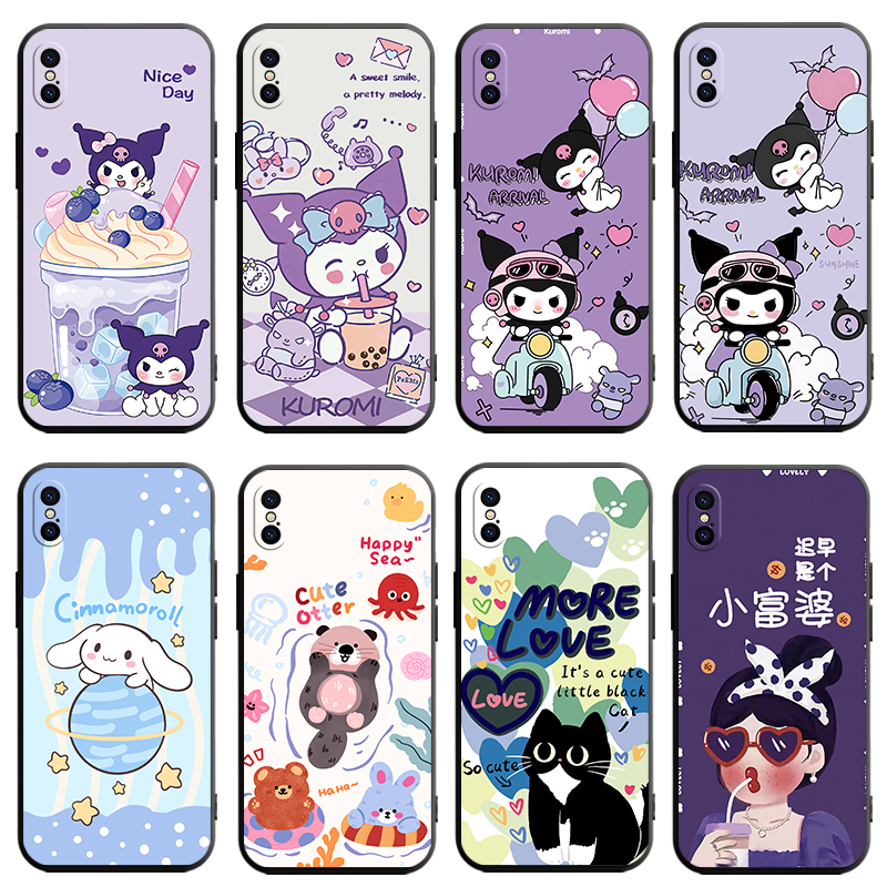 适用苹果Xs手机壳iPhoneXs保护套iponexs新款卡通硅胶镜头全包防摔萍果x s外壳男ipxs女iphxs后壳平果叉s软壳