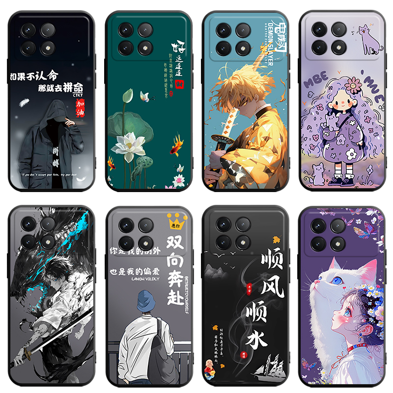 适用于红米k70e手机壳Hmk70e全屏膜23l1DRK48C软套2311DRK48C彩绘Rdemik70e防摔miui k70e可爱hongmiK7oe个性