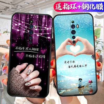 适用OPPOReno2F手机壳保护镜头OPPOReno2z防摔套opporen2z硅网红壳opopreno2z个性女生pckm80时尚男款rneo2z