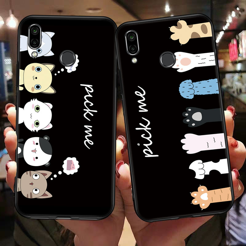 适用于华为畅享9 Plus/+专用背面包边套Enjoy 9 Plus卡通壳手机硅胶壳JKM-AL00a/AL00/AL00b/TL00后盖外套