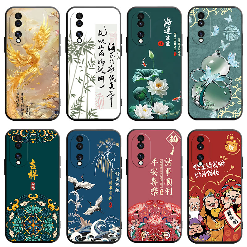 适用于华为荣耀80Pro直屏版手机壳anb-an00硅胶软壳honor80pr0网红huawei中国风ANB-AN00小清新八十POR动漫男