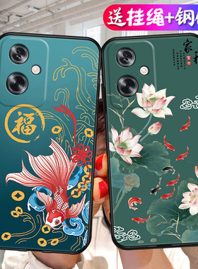 适用OPPOA2 5G手机壳PJB110保护套opoa2中国风0ppoa2黑色opp0a2软壳oopp男女opooa2防摔opaoa2磨砂oppp0外壳