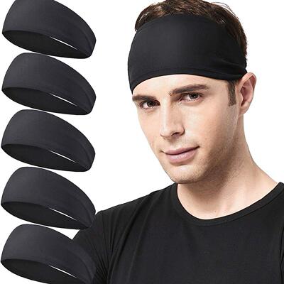 Fitness headband exercise yoga sweat absorbing headscarf
