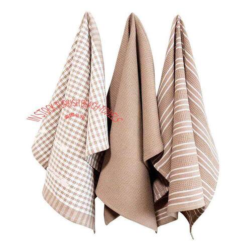 Christmas waffle Cotton Green Kitchen Towel 厨房擦盘布