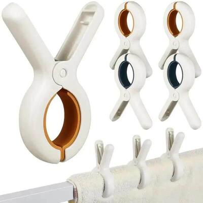 6Pcs Clips Towel Beach Clothes Clamps Chair Clip Hanging Pla