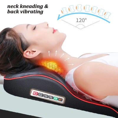 Neck Massager with Deep Tissue Kneading for Back Neck Cushio