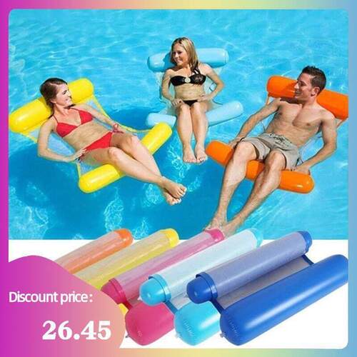 inflatable pool float bed lounge chair swimming hammock