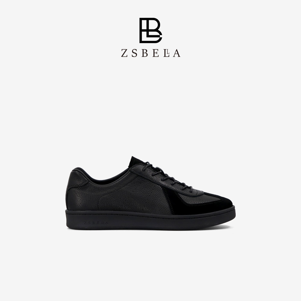 ZSBELLA“意式老钱”真皮板鞋 牛皮内里橡胶底系带休闲鞋