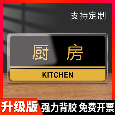厨房食堂单位告示牌温馨提醒定制